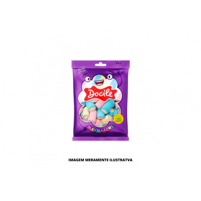 MARSHMALLOW - DOCILE - 220g TUBO COLOR BAUNILHA
